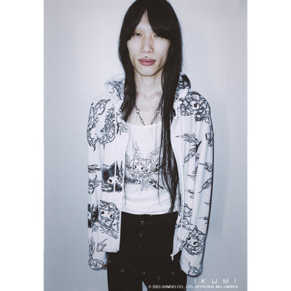 KUROMI×IKUMI FREECE HOODIE