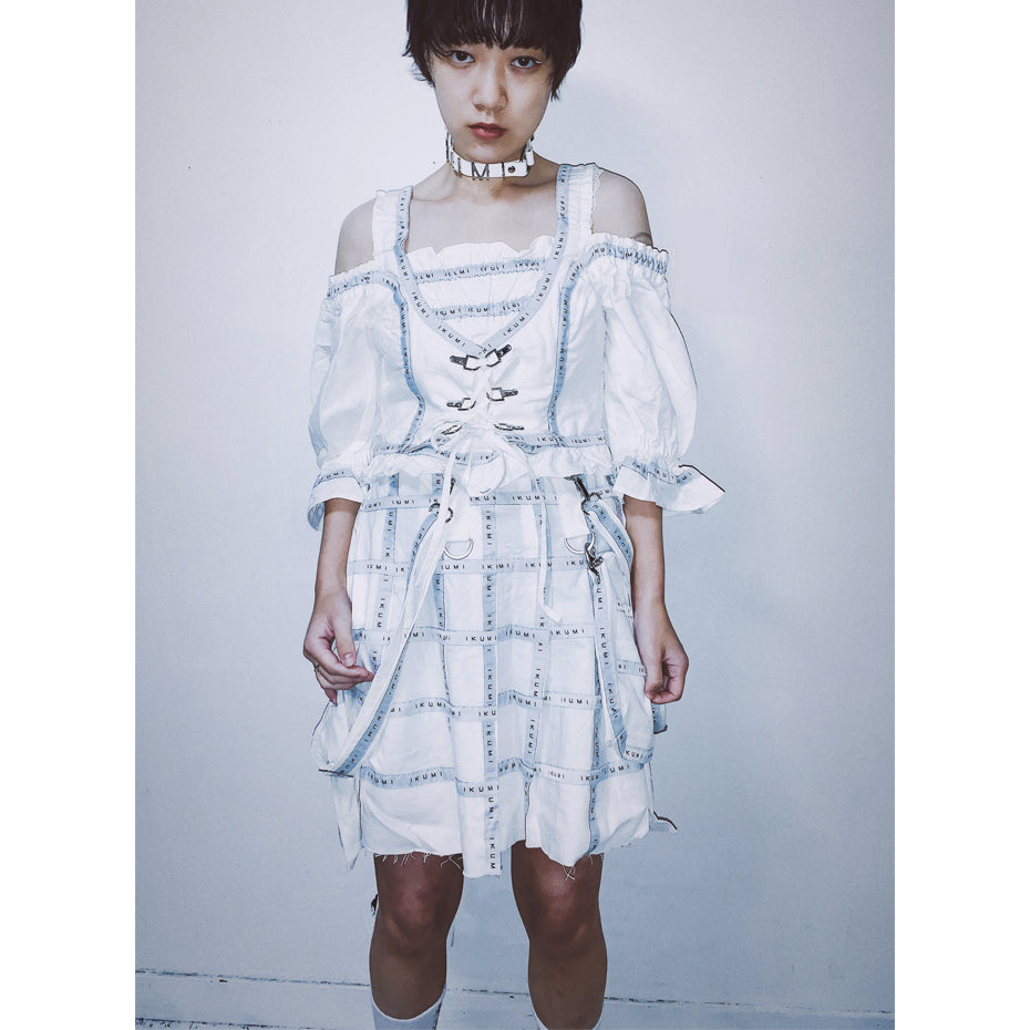 【SALE】IKUMI TAPE MINI SKIRT