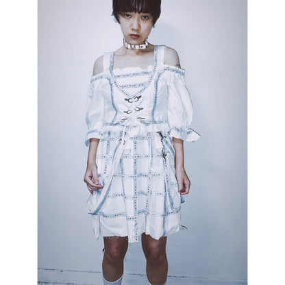 【SALE】IKUMI TAPE MINI SKIRT