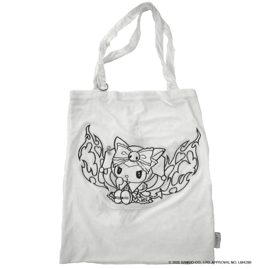 KUROMI×IKUMI PIERCED TOTE