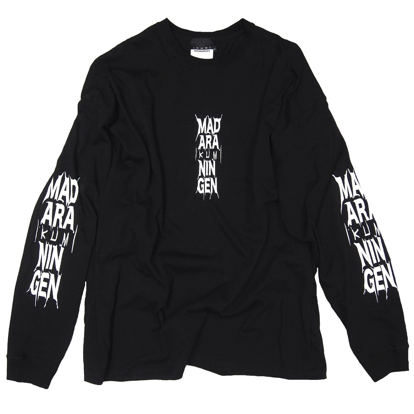 IKUMI×MADARANINGEN BIZZARE LOGO LONG SLEEVE T-SHIRT