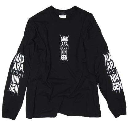 IKUMI×MADARANINGEN BIZZARE LOGO LONG SLEEVE T-SHIRT