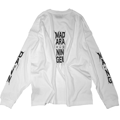 IKUMI×MADARANINGEN BIZZARE LOGO LONG SLEEVE T-SHIRT