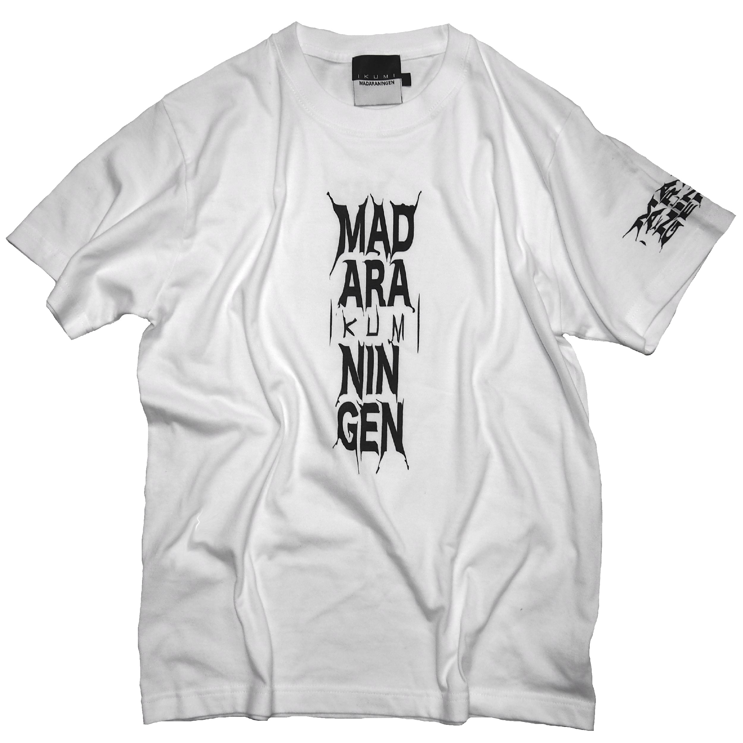 IKUMI×MADARANINGEN Bizzare LOGO T-shirt