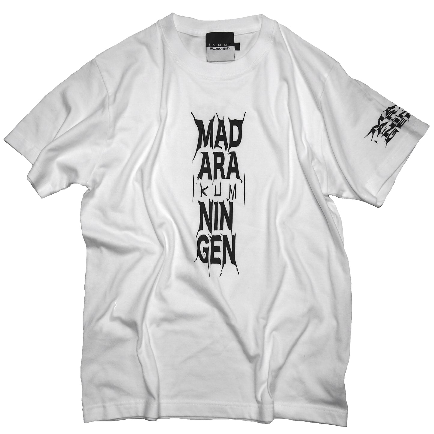 IKUMI×MADARANINGEN Bizzare LOGO T-shirt