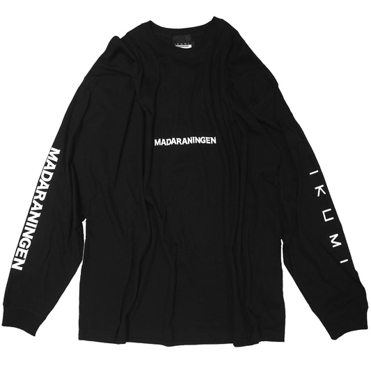 IKUMI×MADARANINGEN SIMPLE LOGO LONG SLEEVE T-SHIRT