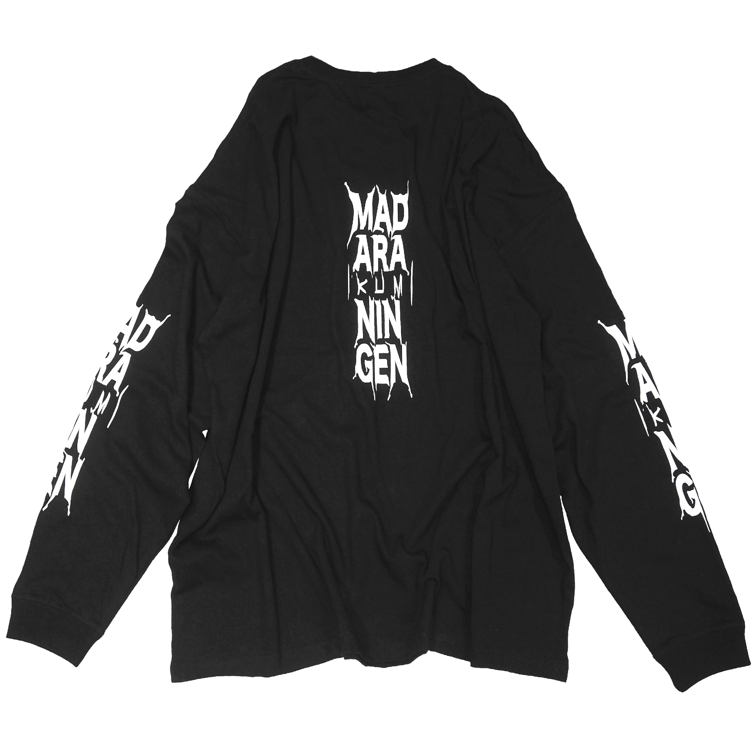 IKUMI×MADARANINGEN Bizzare LOGO Long sleeve t-shirt
