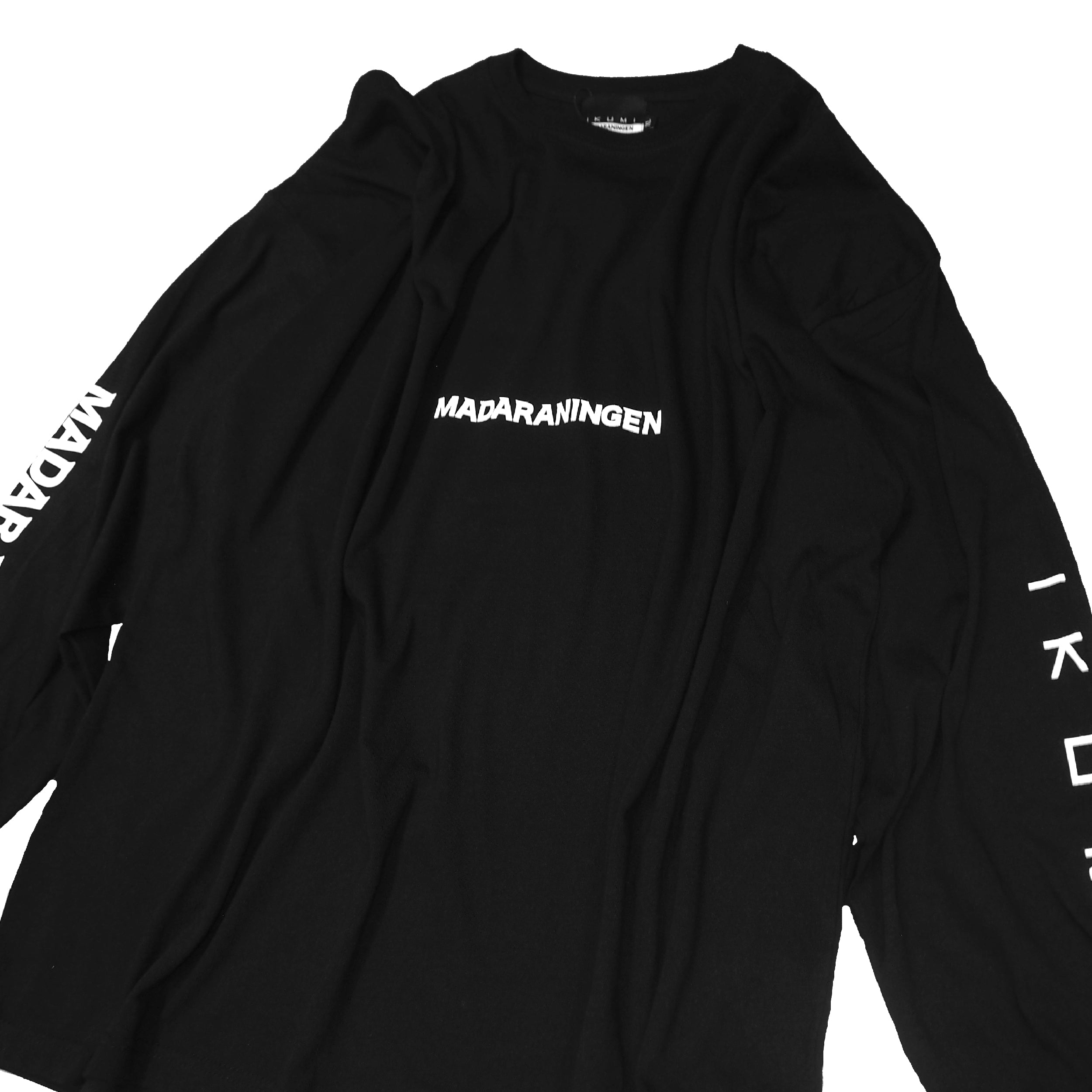 IKUMI×MADARANINGEN Sinple LOGO Long sleeve t-shirt