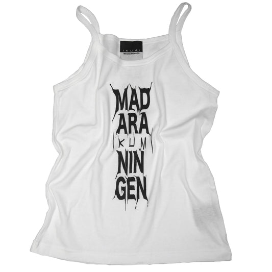 IKUMI×MADARANINGEN BIZZARE LOGO CAMISOLE