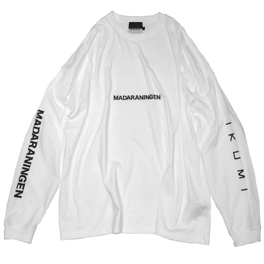 IKUMI×MADARANINGEN SIMPLE LOGO LONG SLEEVE T-SHIRT