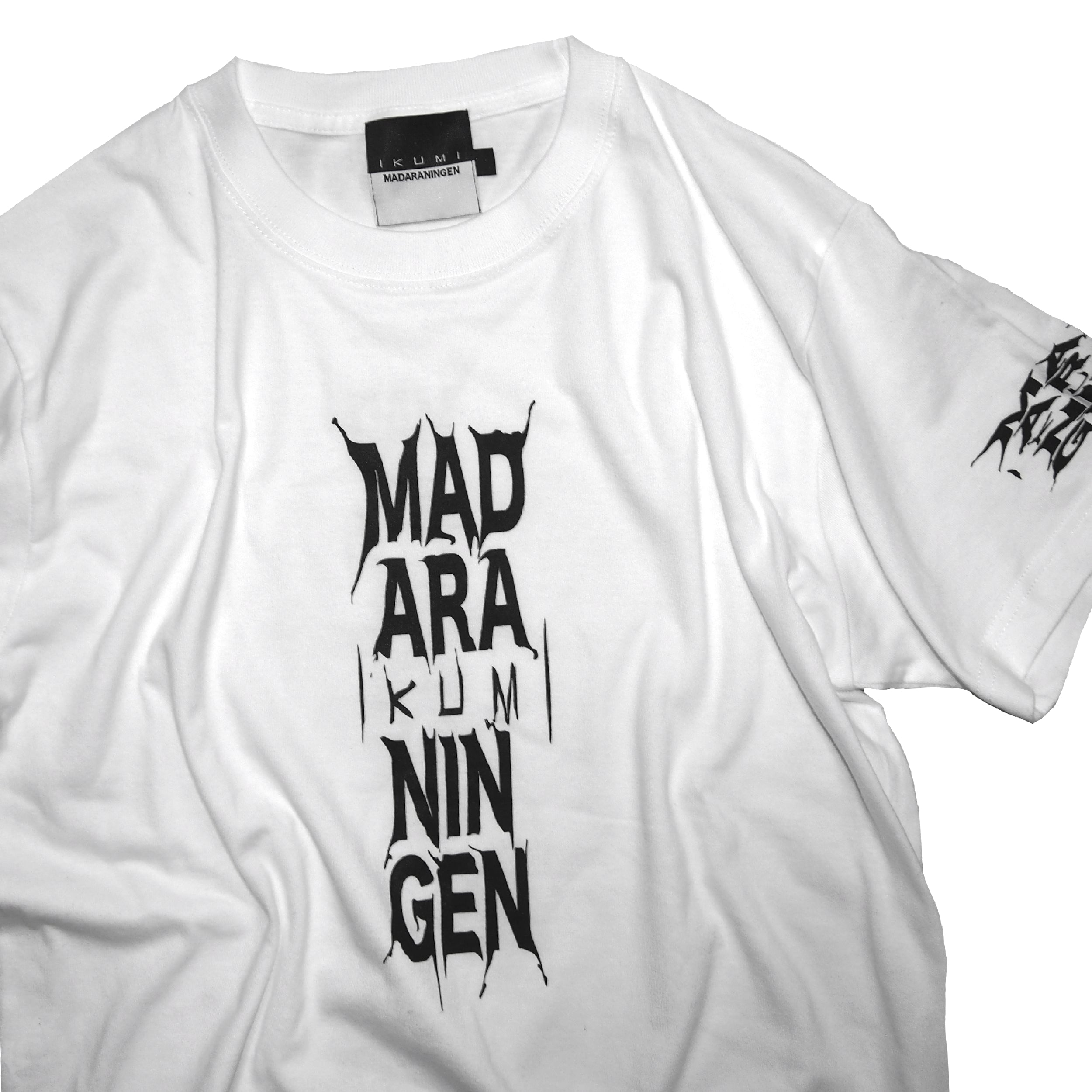 IKUMI×MADARANINGEN Bizzare LOGO T-shirt