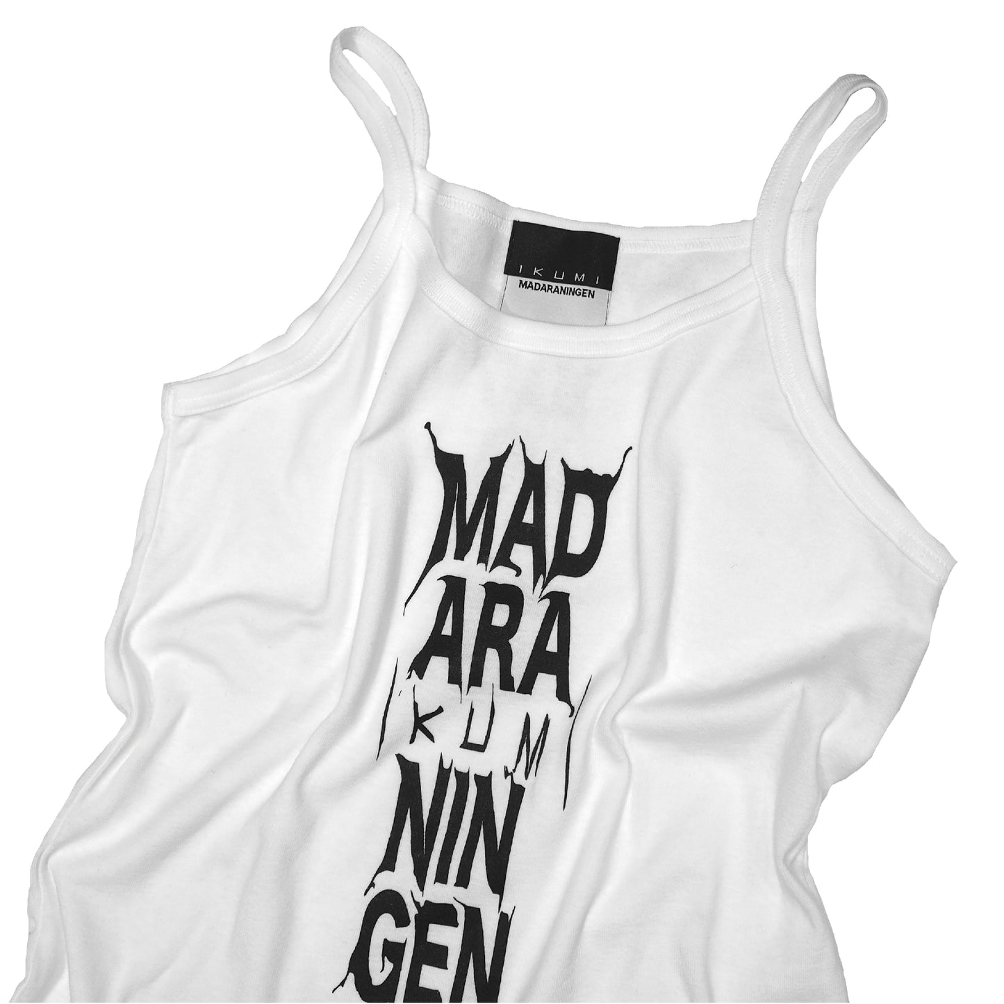 IKUMI×MADARANINGEN BIZZARE LOGO CAMISOLE