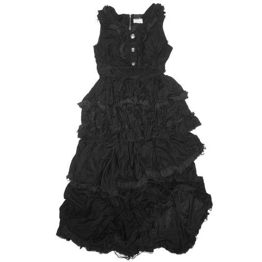【受注】GAUZE FRILL DRESS