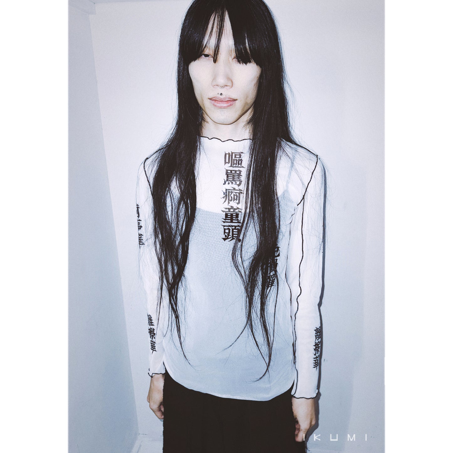 IKUMI×MADARANINGEN second skin top