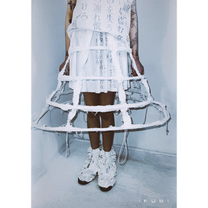 IKUMI×MADARANINGEN Gauze crinoline