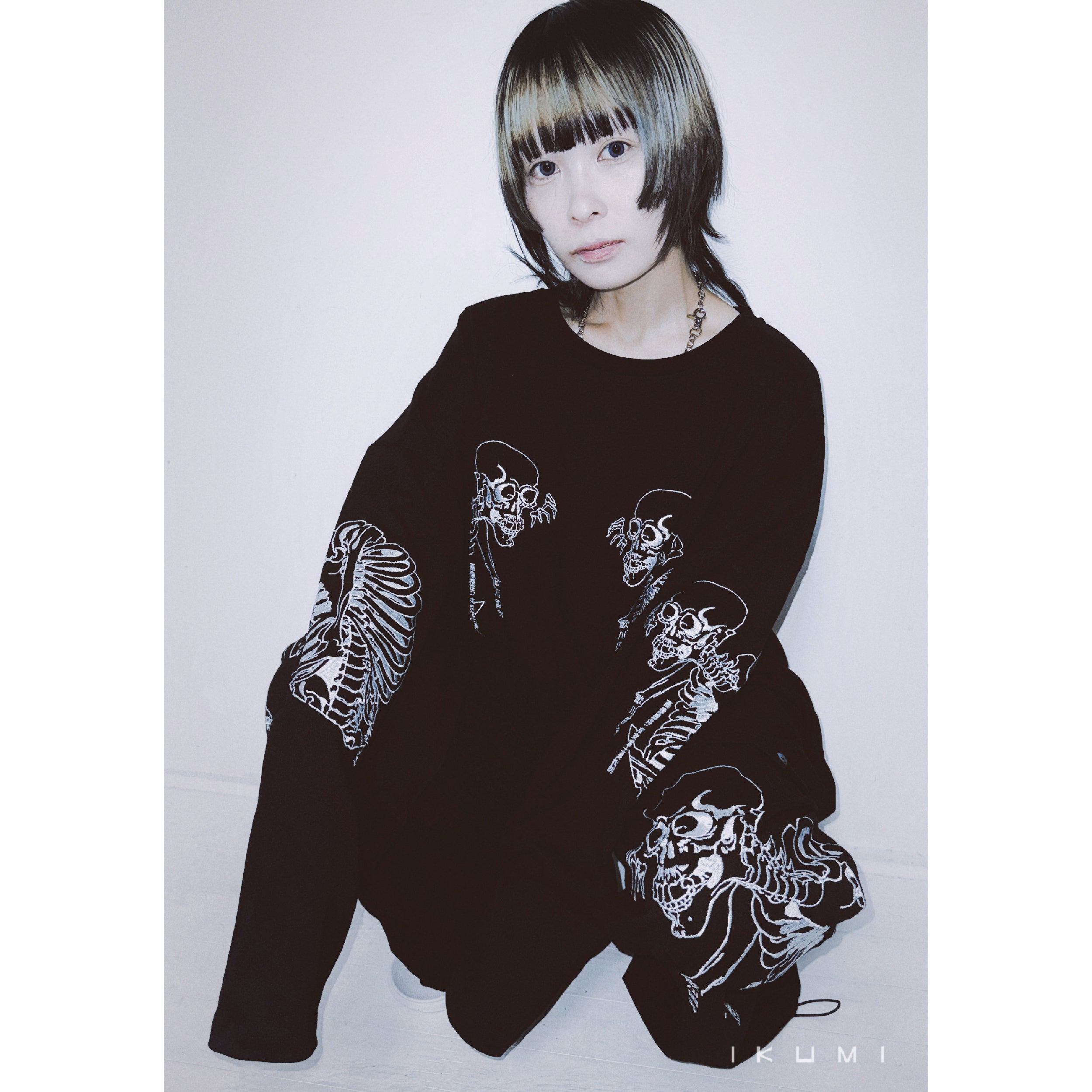 十周年企画第三弾商品］ガシャ髑髏 LONG T – IKUMI