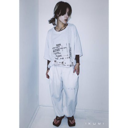 IKUMI × 残響シ念展 „ZANKYO SHINEN“ Exhibition T-SHIRT PROJECT