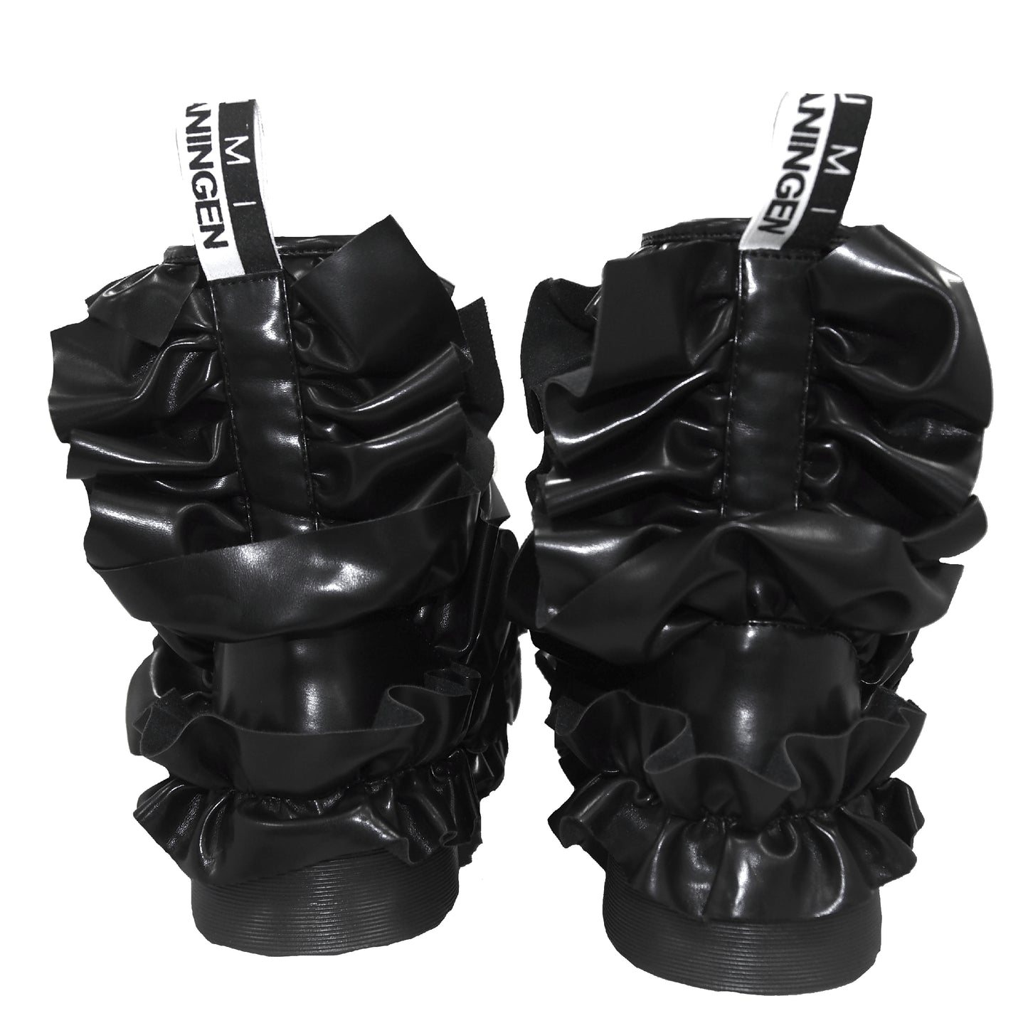 IKUMI×MADARANINGEN FRILL BOOTS