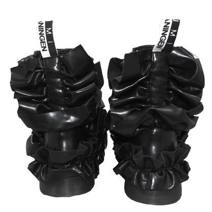 IKUMI×MADARANINGEN FRILL BOOTS