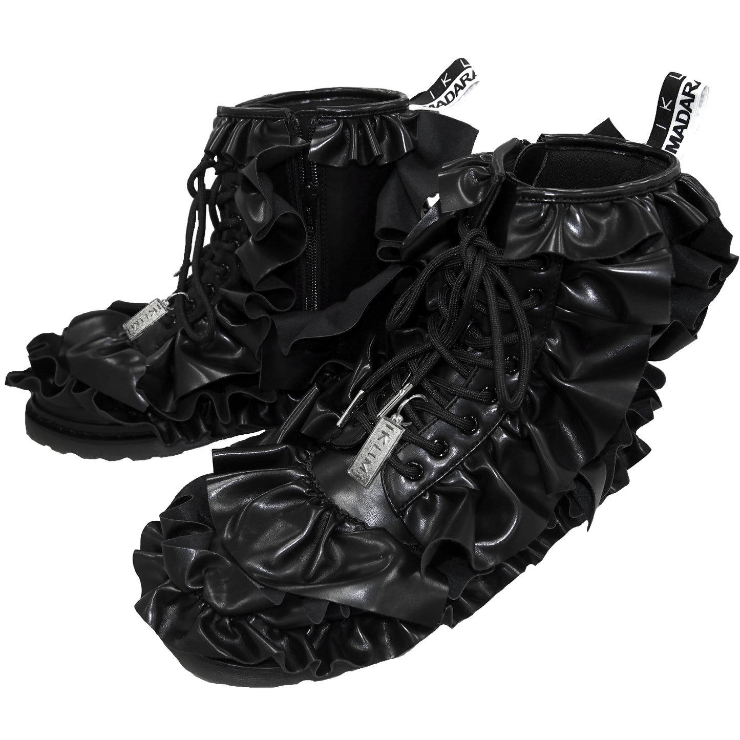 IKUMI×MADARANINGEN FRILL BOOTS