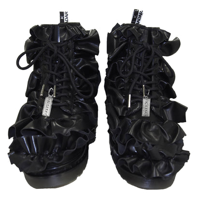 IKUMI×MADARANINGEN FRILL BOOTS