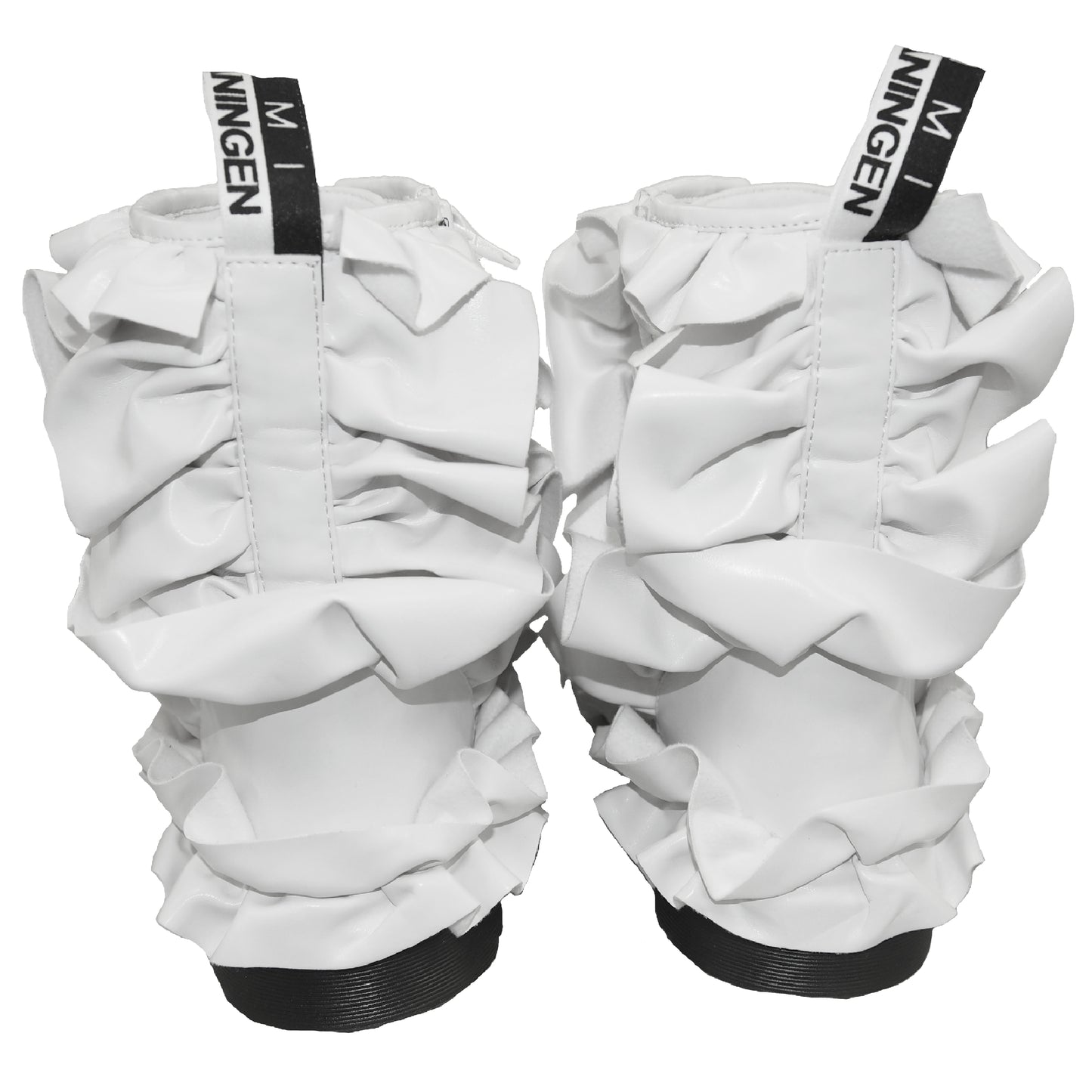 IKUMI×MADARANINGEN Rüschenstiefel