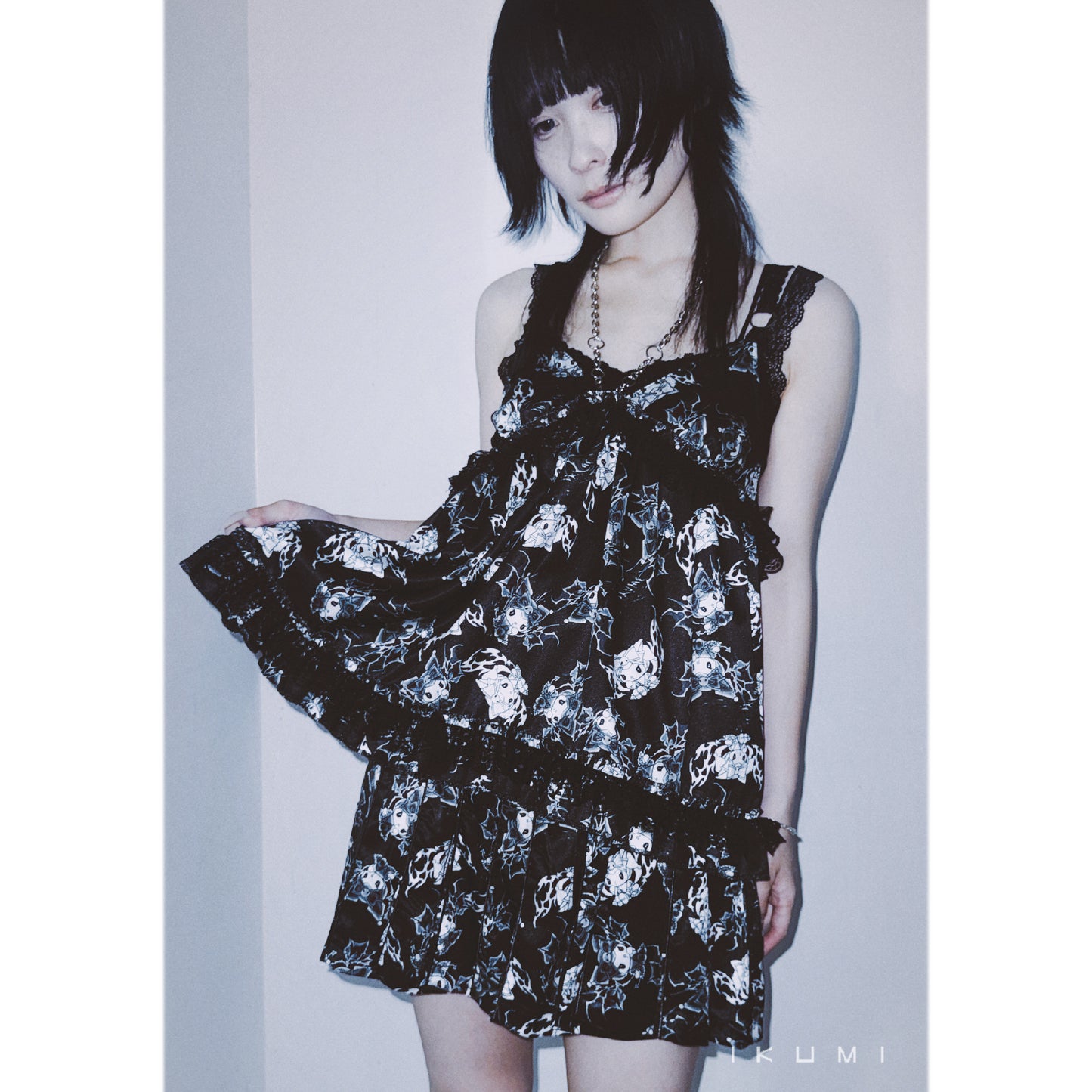 KUROMI×IKUMI MINI SKIRT