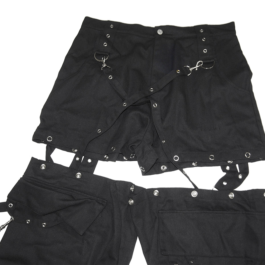 SNAPBOTTON DENIM PANTS