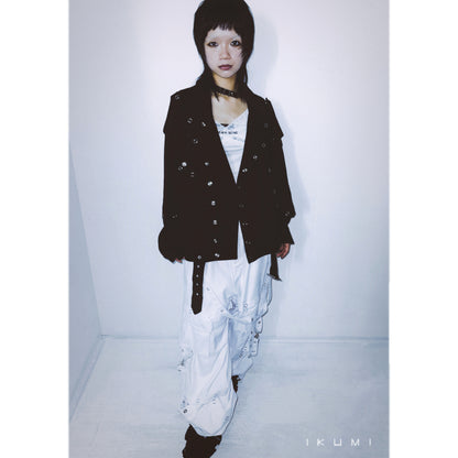 【SALE】SNAP BUTTON DENIM PANTS