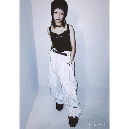 【SALE】SNAP BUTTON DENIM PANTS