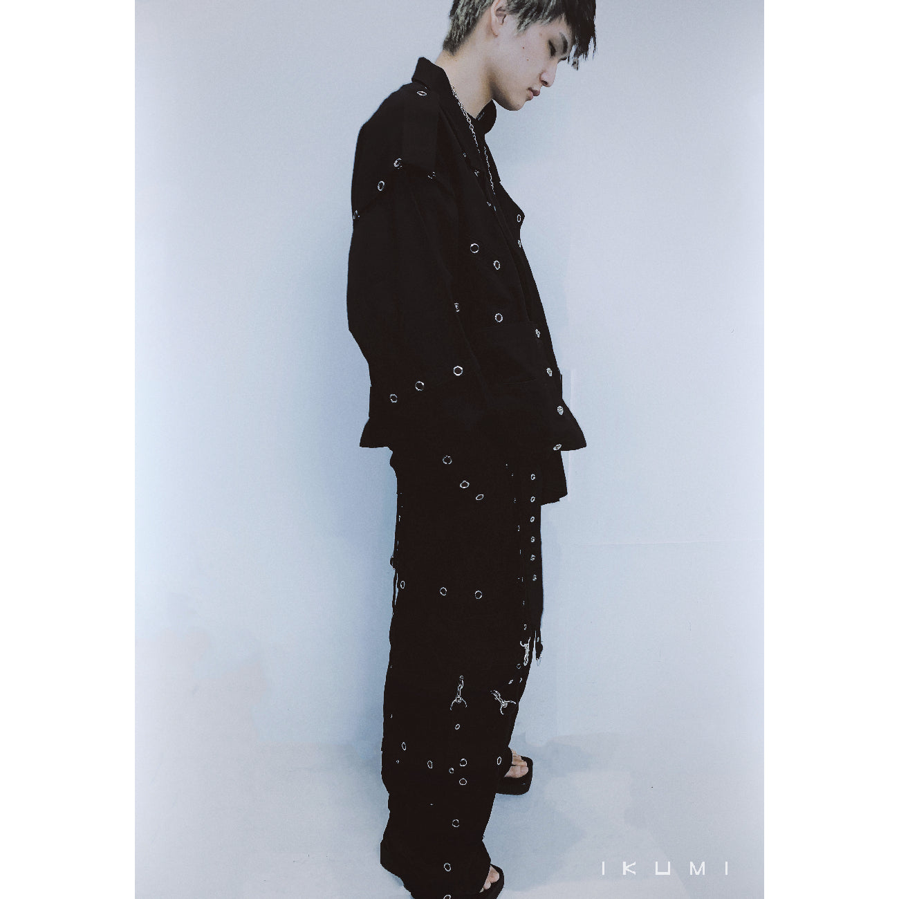 SNAPBOTTON DENIM PANTS