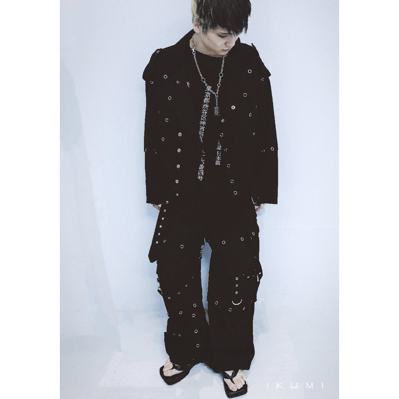 SNAPBOTTON DENIM PANTS