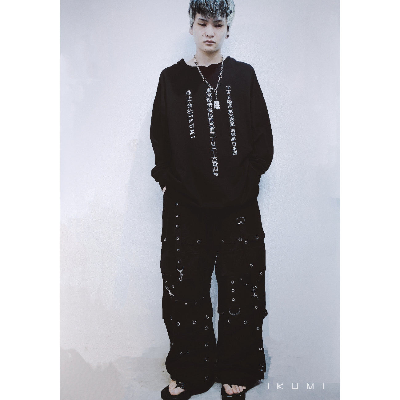 SNAPBOTTON DENIM PANTS