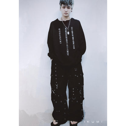 SNAPBOTTON DENIM PANTS
