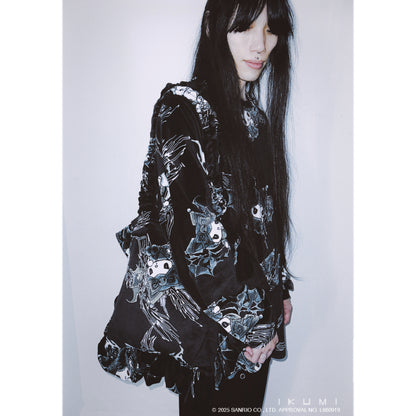 KUROMI×IKUMI FLEECE LONG T