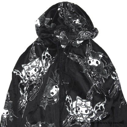 KUROMI×IKUMI FREECE HOODIE