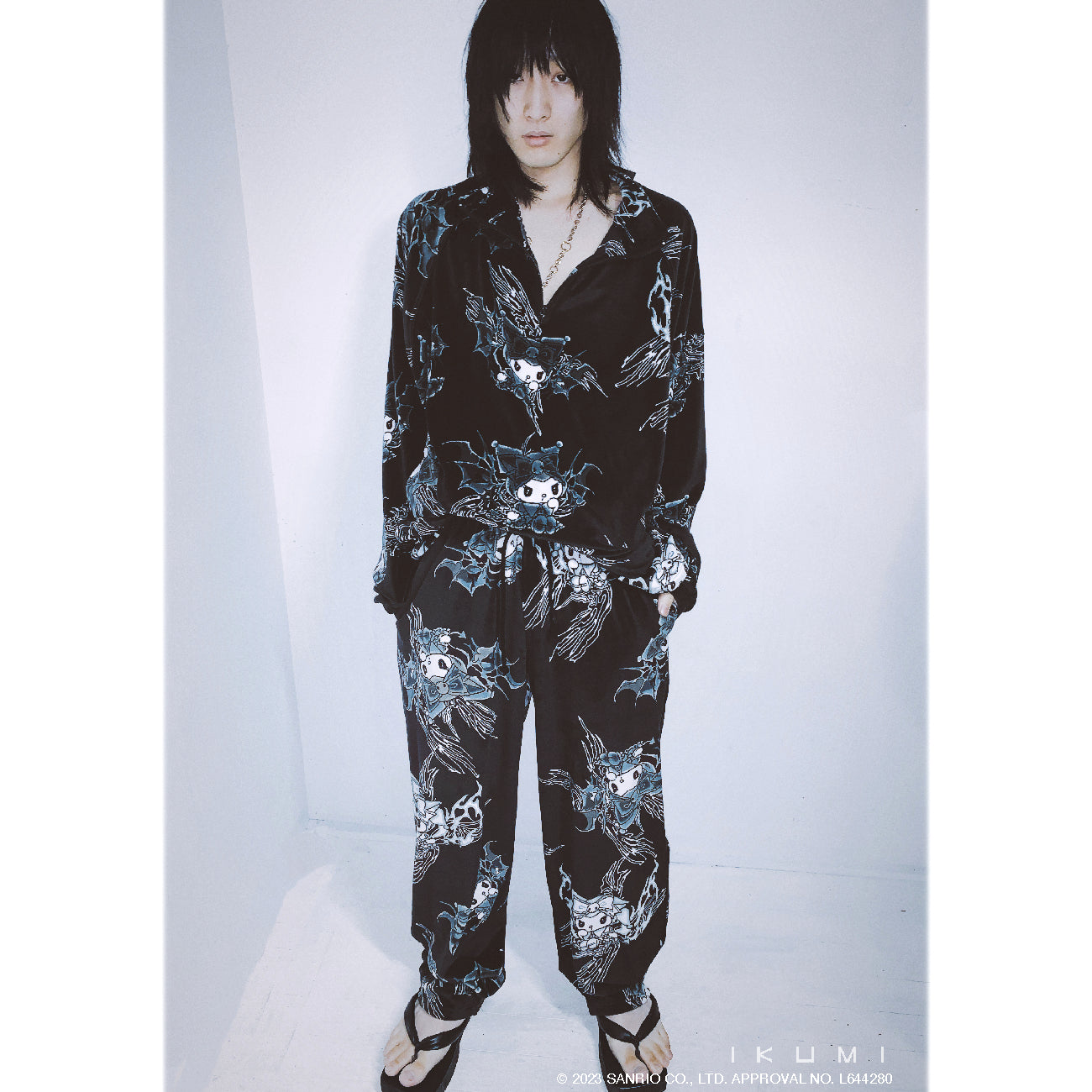 KUROMI×IKUMI FREECE WIDE PANTS