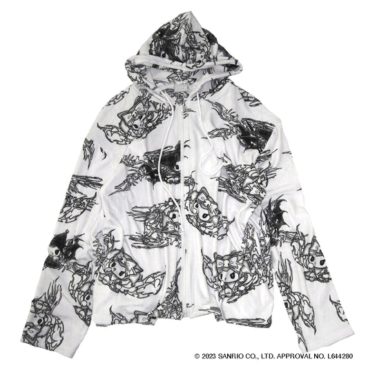 KUROMI×IKUMI FREECE HOODIE