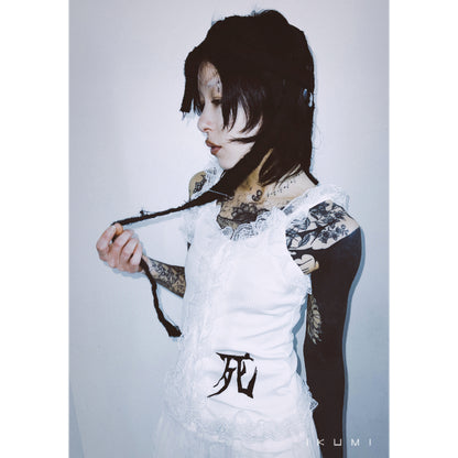 IKUMI×MADARANINGEN生死 FRILL CAMISOLE