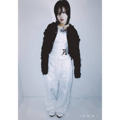 IKUMI×MADARANINGEN Gauze Wide pants