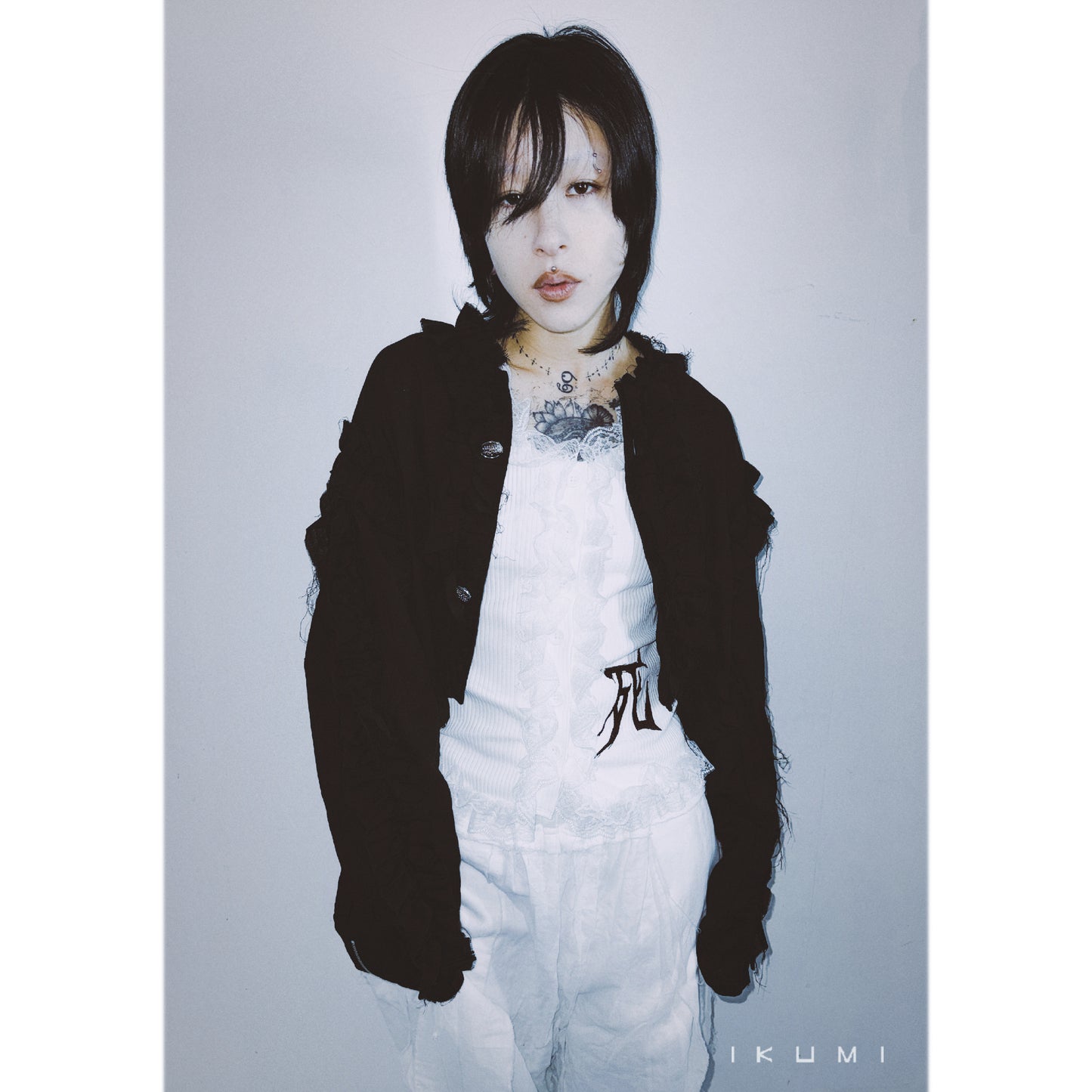 IKUMI×MADARANINGEN生死 FRILL CAMISOLE