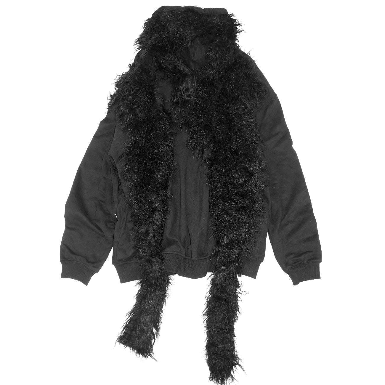 FUR BIG ZIP HOODIE