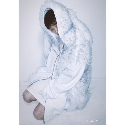 FUR BIG ZIP HOODIE
