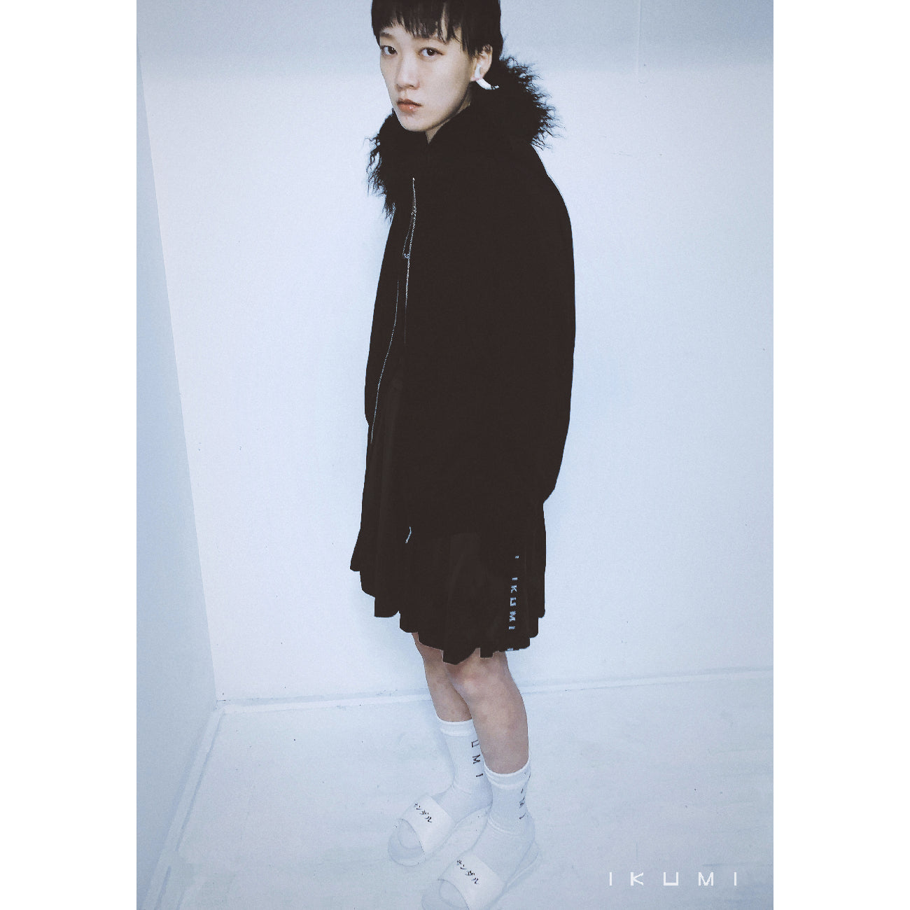 FUR ZIP HOODIE