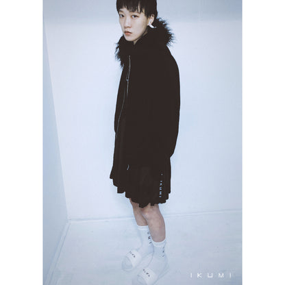 FUR ZIP HOODIE
