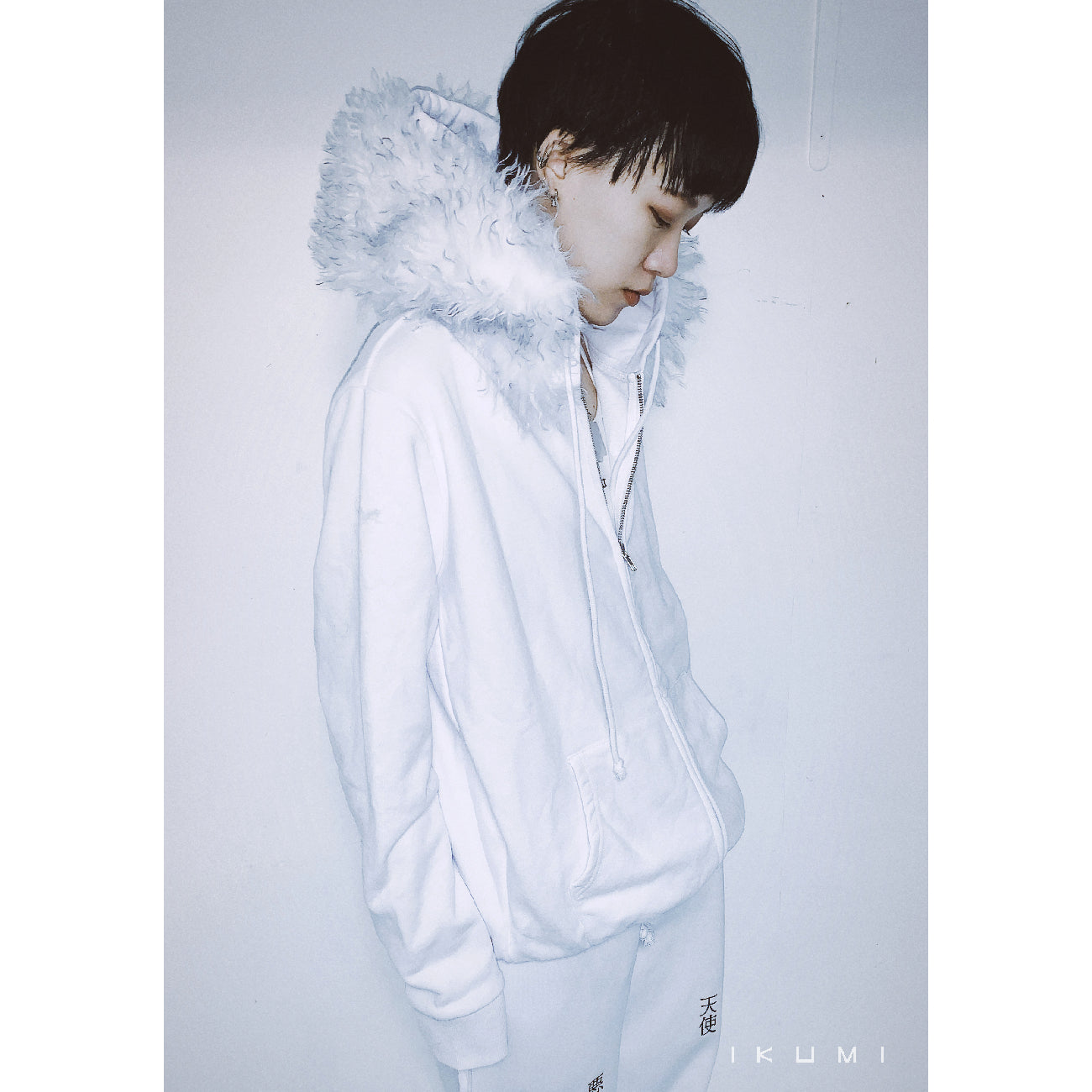FUR ZIP HOODIE
