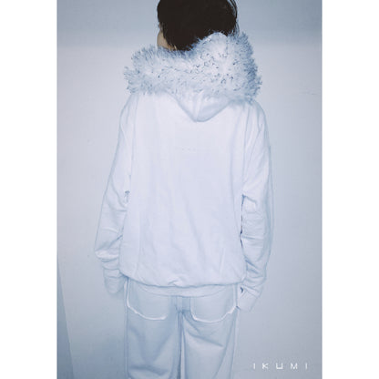 FUR ZIP HOODIE