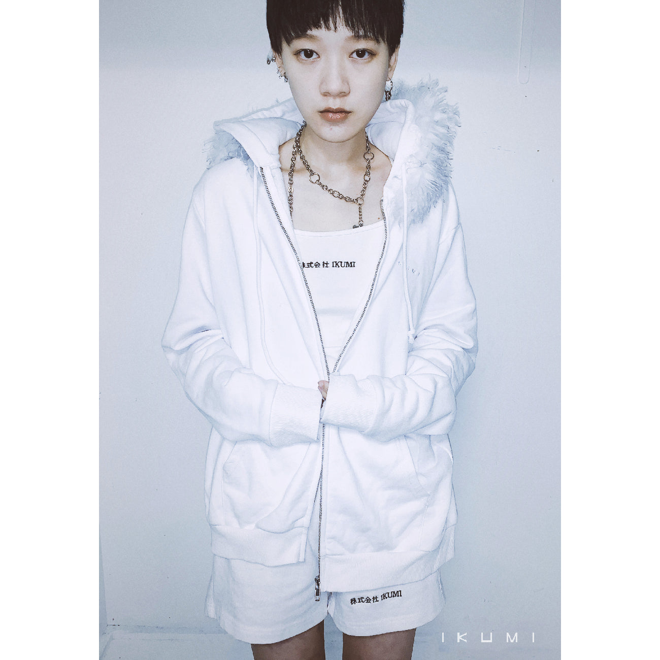FUR ZIP HOODIE