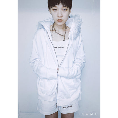 FUR ZIP HOODIE