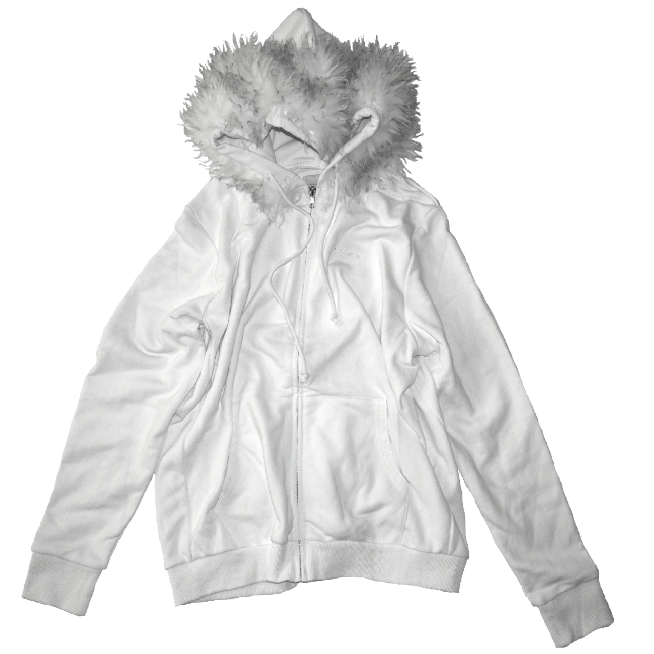 FUR ZIP HOODIE